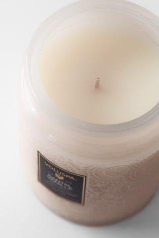 Large Santal Vanille Jar Candle