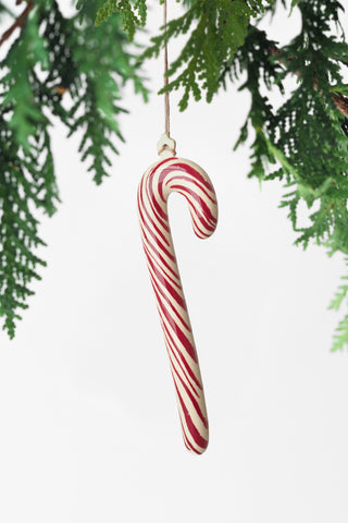 Large Stripe Sugar Cane Ornament