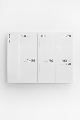 Large Weekly Desk Planner Notepad