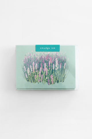 Lavender Botanical Greeting Card Set