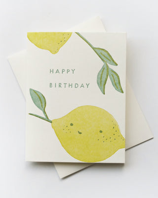 Lemony Birthday Greeting Card