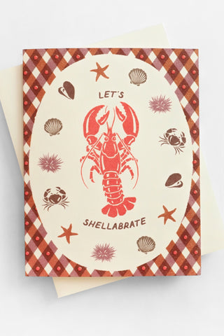 Let’s Shellabrate Lobster Greeting Card