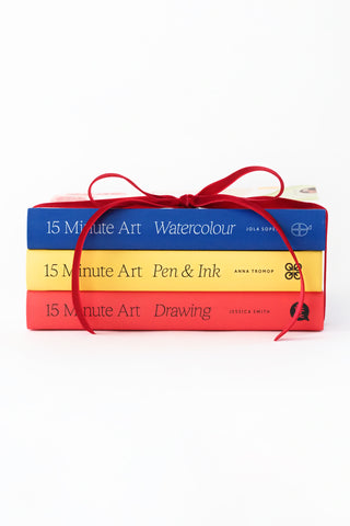 Library of 15 Minute Art Books