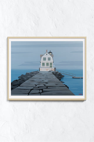 Rockland Light Print