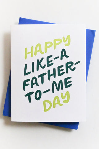 Like a Father Greeting Card