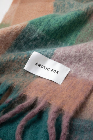 Lilac Check Reykjavik Scarf