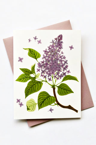 Lilac Greeting Card