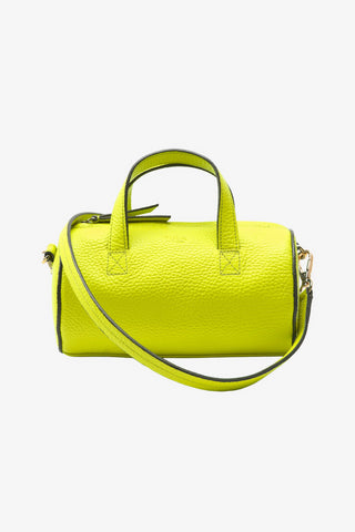 Mini Italian Leather Barrel Bag