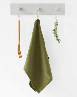 Linen Kitchen Towels • Greens