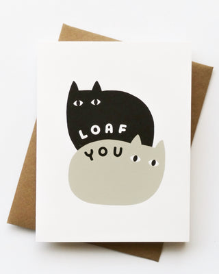Loaf You Cat Greeting Card