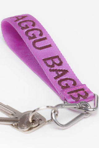 Pink Logo Keychain
