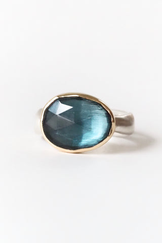 London Blue Topaz Sea Kelp Ring