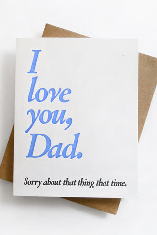 Love Dad Father's Day Greeting Card