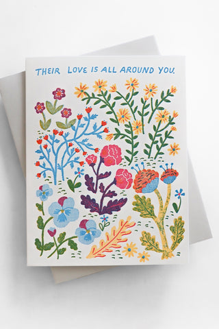 Love Is All Around You Greeting Card