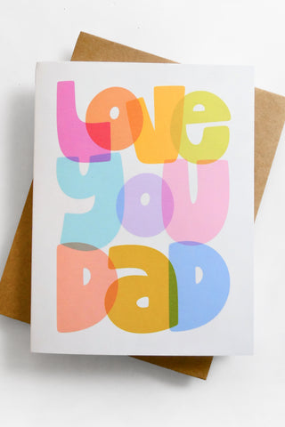 Love You Dad Greeting Card