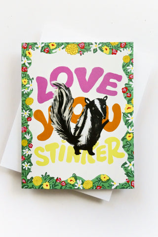 Love You Stinker Greeting Card