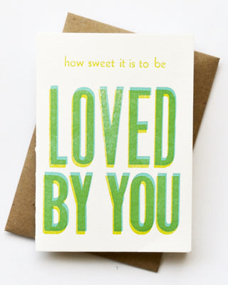 Loved By You Greeting Card