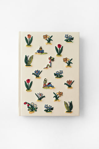 Lowly Floral Embroidered Journal