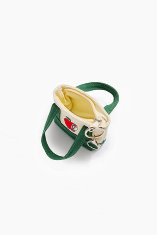 Lowly Worm Apple Car Tiny Tote Bag Charm
