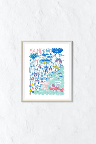 New England Art Print Maine