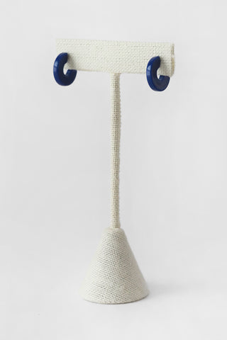 Mali Cobalt Mini Hoop Earring