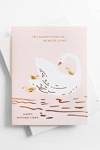 Mama Swan Greeting Card