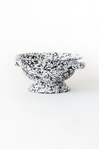 Marbled Berry Colander Black