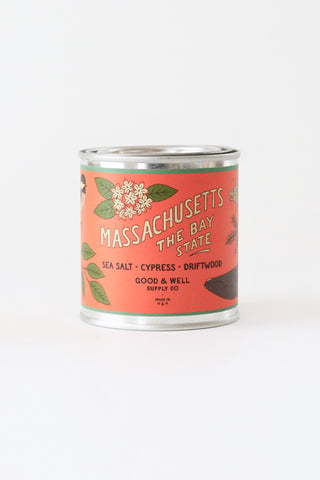 Massachusetts State Candle