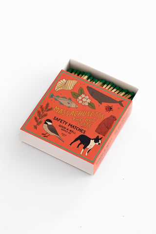 Massachusetts State Matchbox