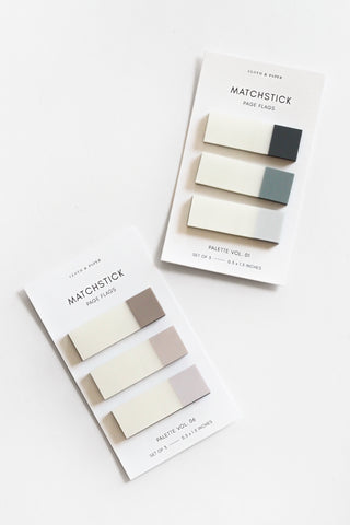 Matchstick Page Flag Set