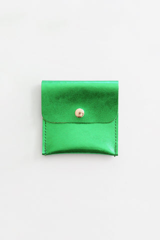Little Little Snap Pouch Matte Foil Verdant