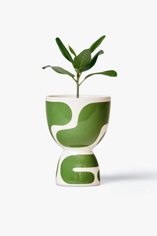 Meadow Color Block Stacked Small Planter