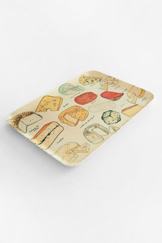 Medium Coated Linen Tray, Cheese