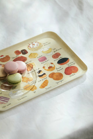 Medium Sweets + Treats Coated Linen Tray