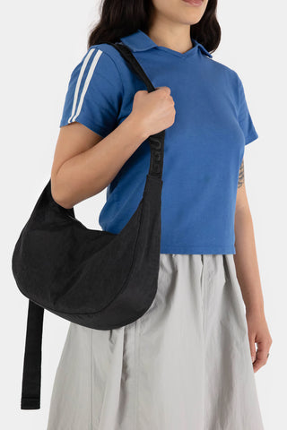 Medium Crescent Bag Black