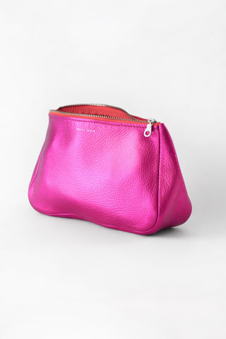 Medium Electric Pink Shimmer Fatty Pouch