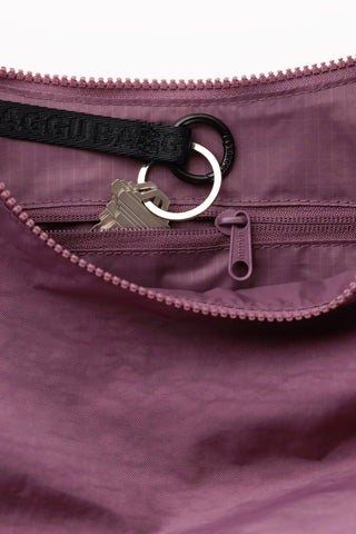 Medium Wild Plum Crescent Bag