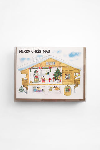 Merry Christmas Holiday Greeting Card Box