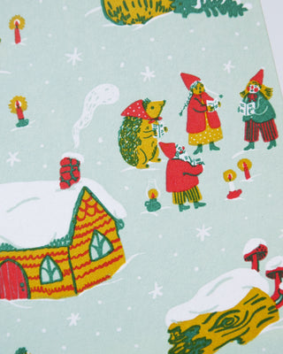 Merry Christmas Village Greeting Card