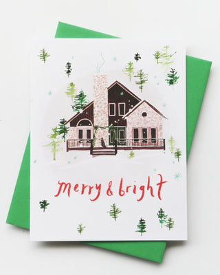 Merry & Bright Farmhouse Greeting Card