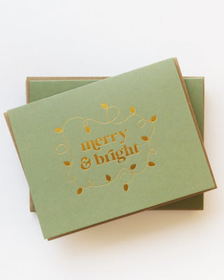 Merry & Bright Greeting Card, Boxed Set of 6