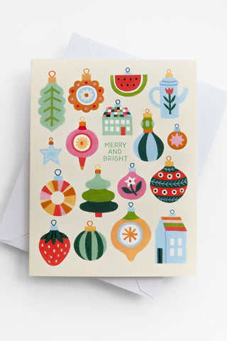 Merry & Bright Holiday Greeting Card