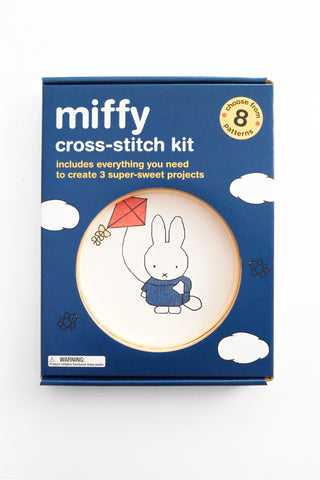 Miffy Cross-Stitch Kit: Includes Everything You Need to Create 3 Super-Sweet Projects