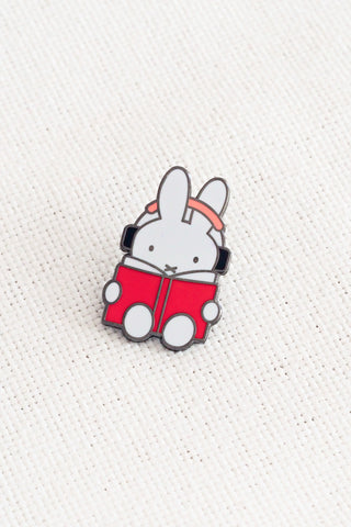 Miffy Reading Enamel Pin