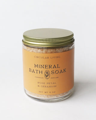 Mineral Bath Soak, Rose Petal & Geranium