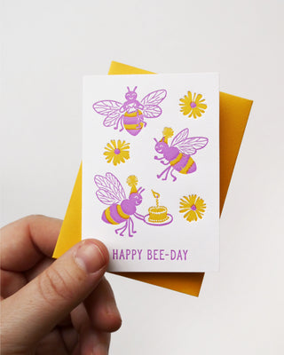 Mini Bee Party Greeting Card