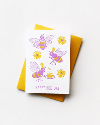 Mini Bee Party Greeting Card