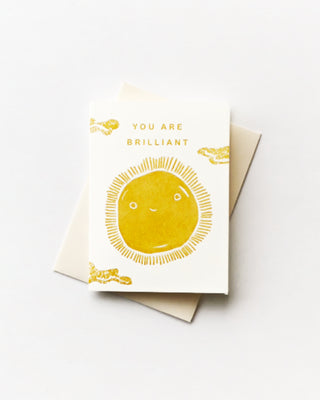 Mini Brilliant Sun Greeting Card