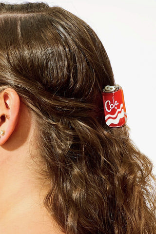 Mini Hair Claw Cola Can