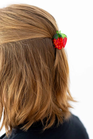 Mini Strawberry Hair Claw